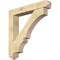 Ekena Millwork Balboa Arts and Crafts Rough Sawn Bracket w/ Offset Brace, Douglas Fir, 8"W x 48"D x 48"H BKT0806X48X48BOA03RDF - alternate 1